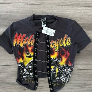 Windsor Motorcycle crop top